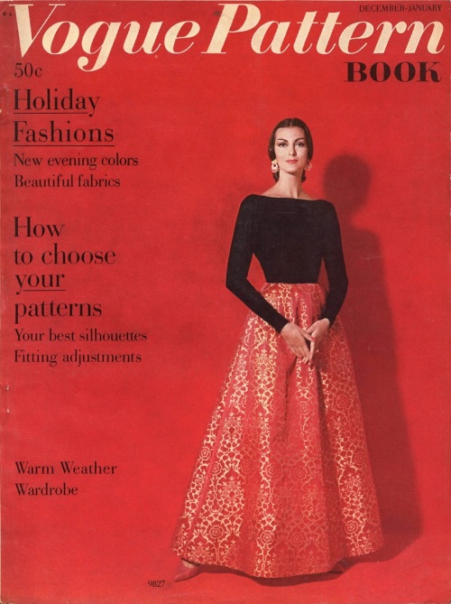 Vogue Pattern Book, December 1959 - January 1960.